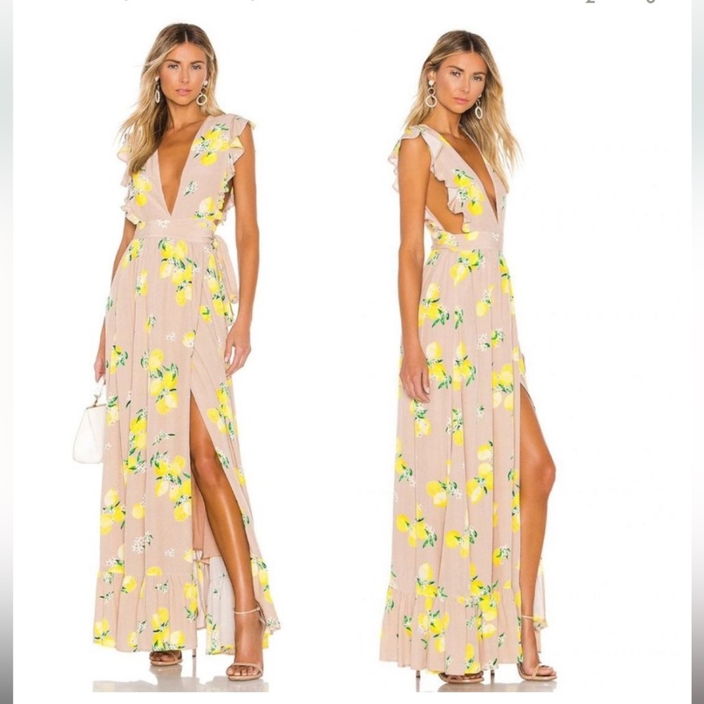Majorelle Sweet Pea Dress - Lemon